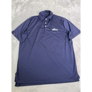 RLX Ralph Lauren Short Sleeve Polo Shirt Men's Size Large Blue
